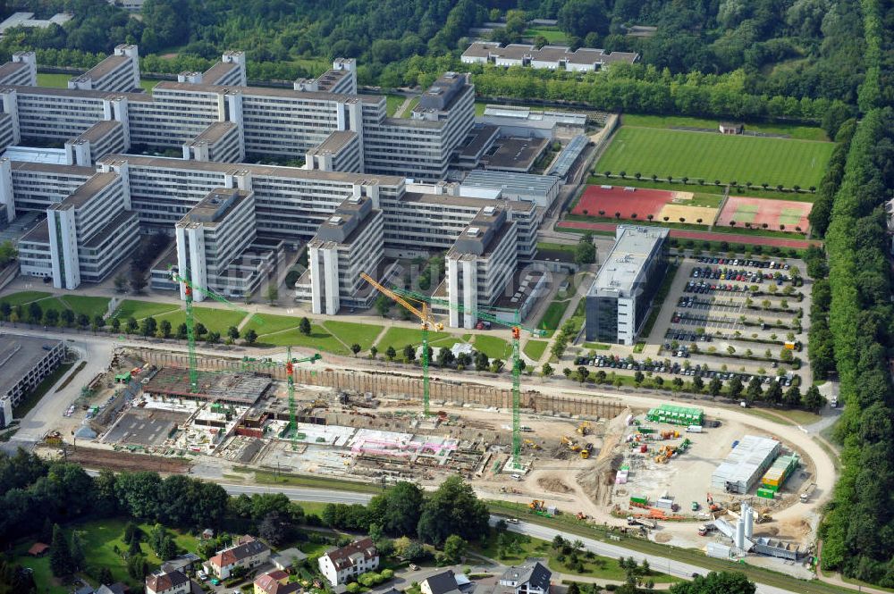 Bielefeld aus der Vogelperspektive: Ersatzbau Universität Bielefeld