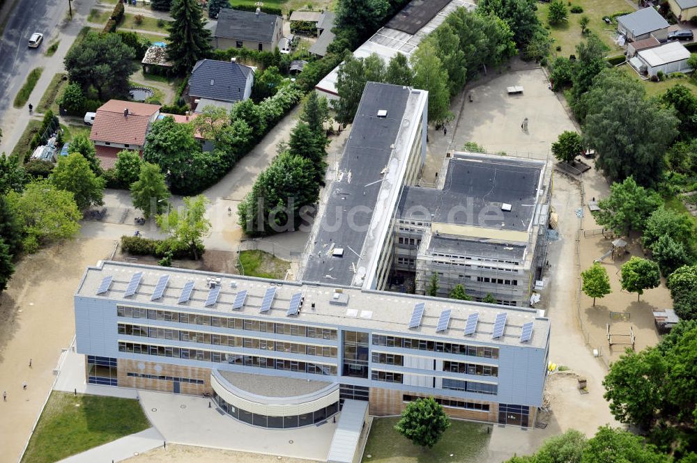 Luftaufnahme Bernau - Erste Grundschule Bernau