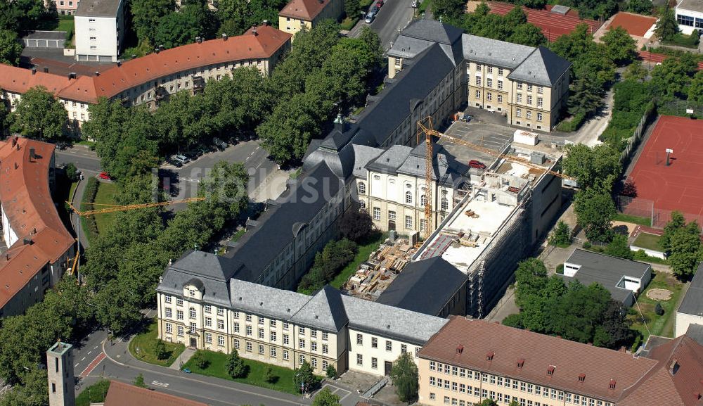 Luftaufnahme Würzburg - Erweiterungsarbeiten Philosophische Fakultät II der Julius-Maximilians-Universität Würzburg