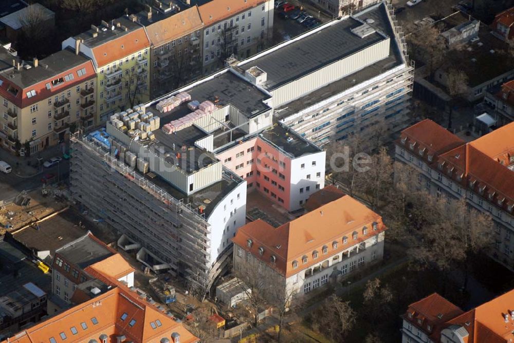 Berlin - Lichtenberg von oben - Erweiterungsbau am Krankenhaus Lichtenberg