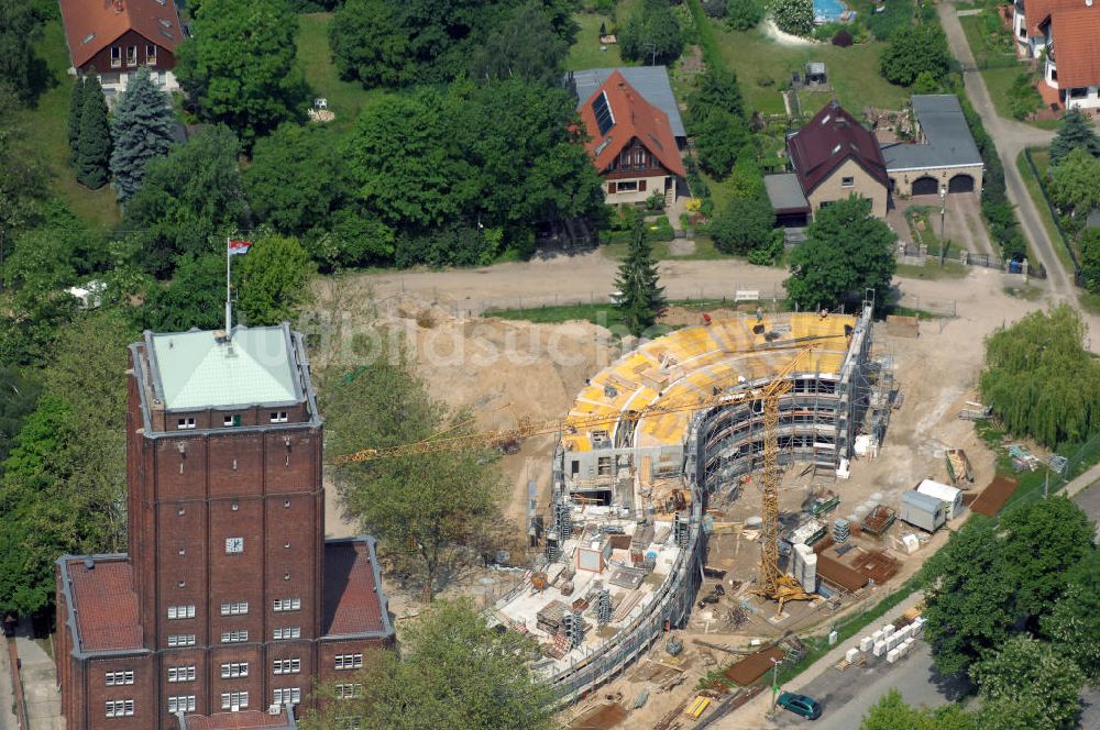 Luftaufnahme Neuenhagen - Erweiterungsbau Rathaus in Neuenhagen