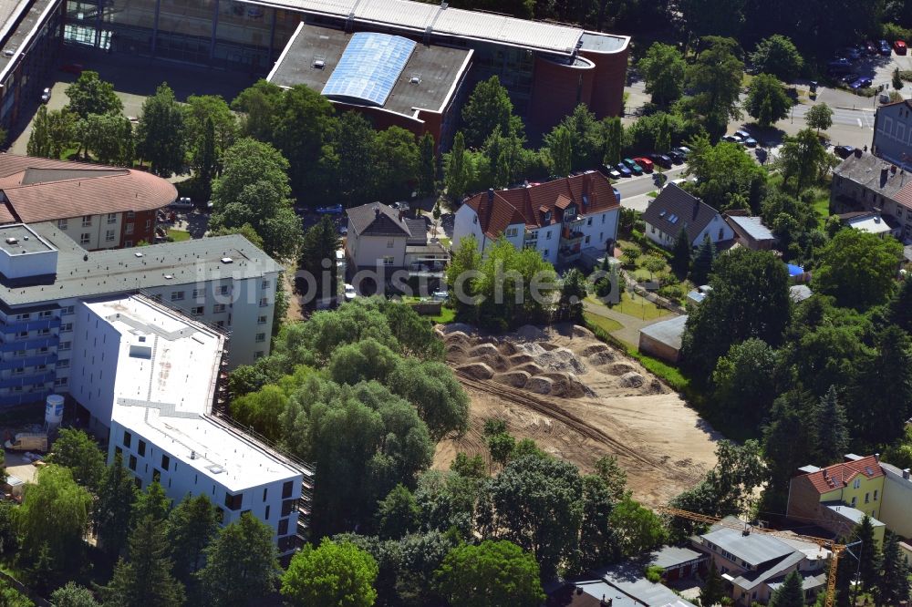 Luftbild Bernau - Erweiterungsbau des Seniorenzentrums „Regine Hildebrandt“ in Bernau in Brandenburg