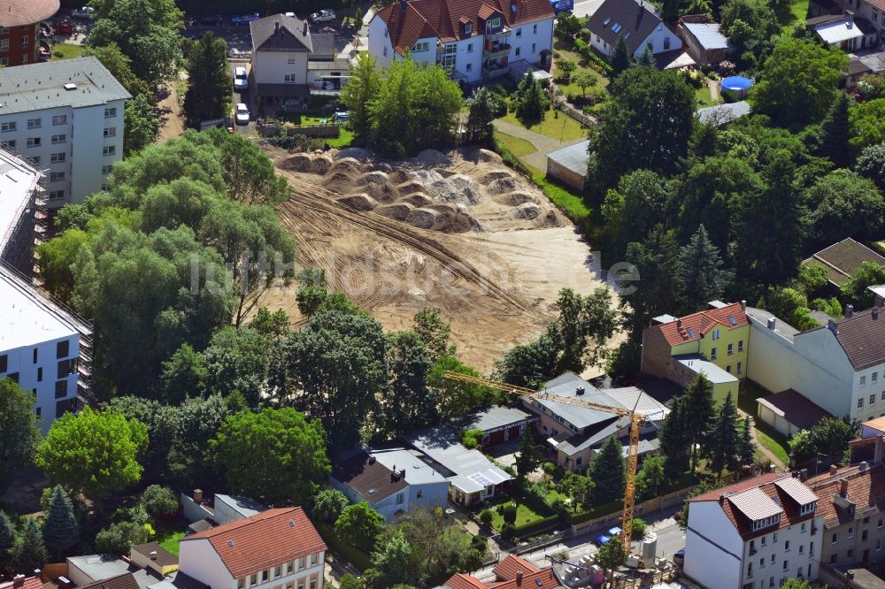 Bernau aus der Vogelperspektive: Erweiterungsbau des Seniorenzentrums „Regine Hildebrandt“ in Bernau in Brandenburg