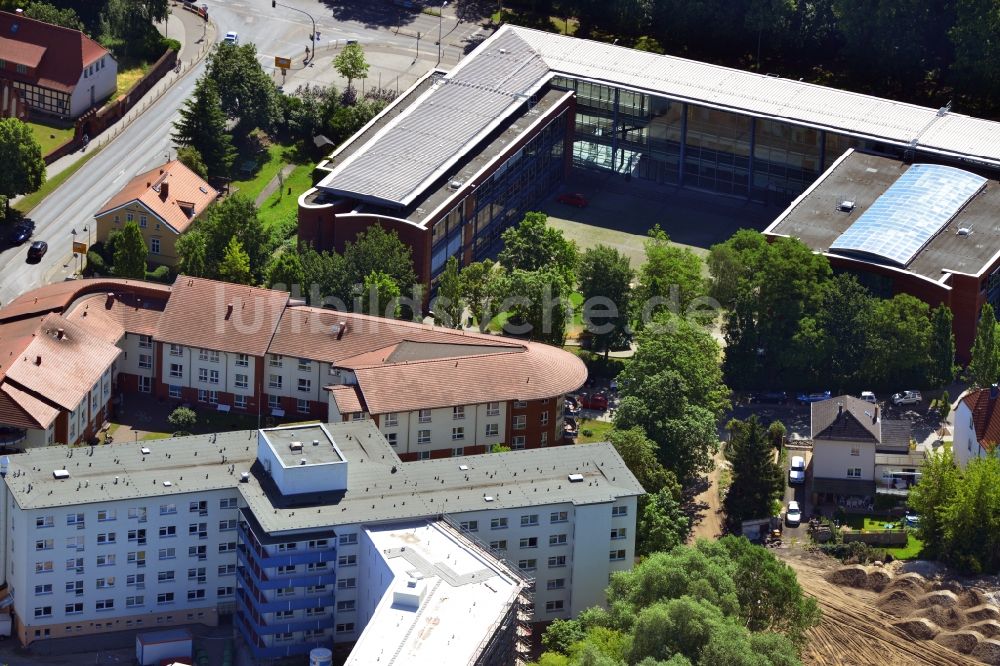 Luftbild Bernau - Erweiterungsbau des Seniorenzentrums „Regine Hildebrandt“ in Bernau in Brandenburg