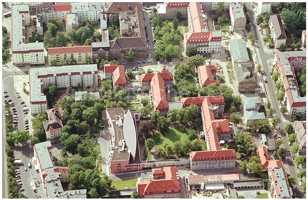 Berlin Lichtenberg von oben - Erweiterungsbaustelle Krankenhaus Lichtenberg