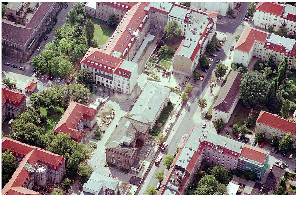 Luftbild Berlin Lichtenberg - Erweiterungsbaustelle Krankenhaus Lichtenberg