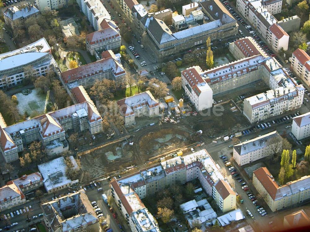 Luftaufnahme Berlin Lichtenberg - Erweiterungsbaustelle des Krankenhaus Lichtenberg