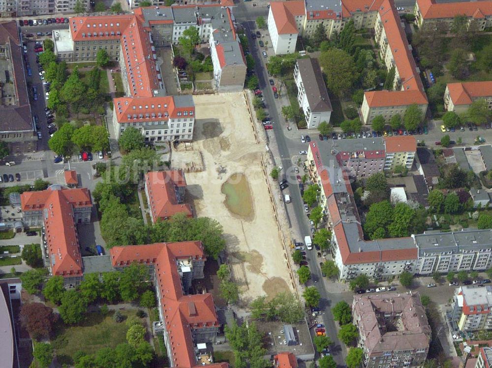 Berlin-Lichtenberg von oben - Erweiterungsbaustelle des Krankenhaus Lichtenberg