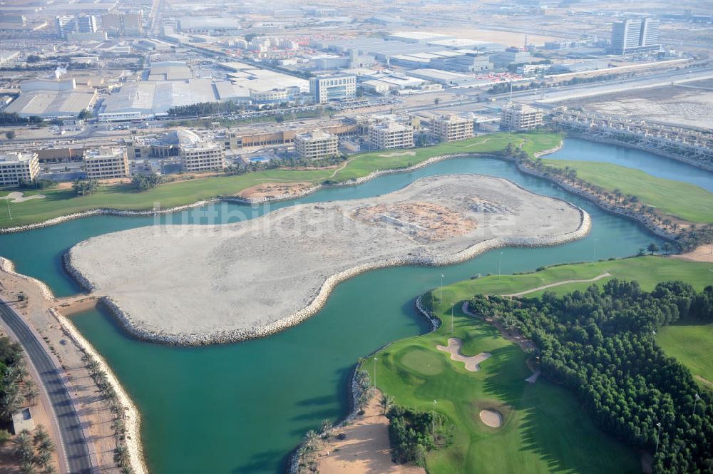 Ras Al Khaimah aus der Vogelperspektive: Erweiterungsfläche des Al Hamra Golf Club in Ras Al Khaimah