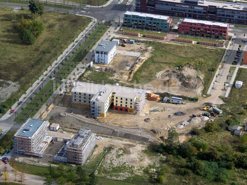 Luftaufnahme Potsdam - Erweiterungsneubau an der Fachhochschule Potsdam