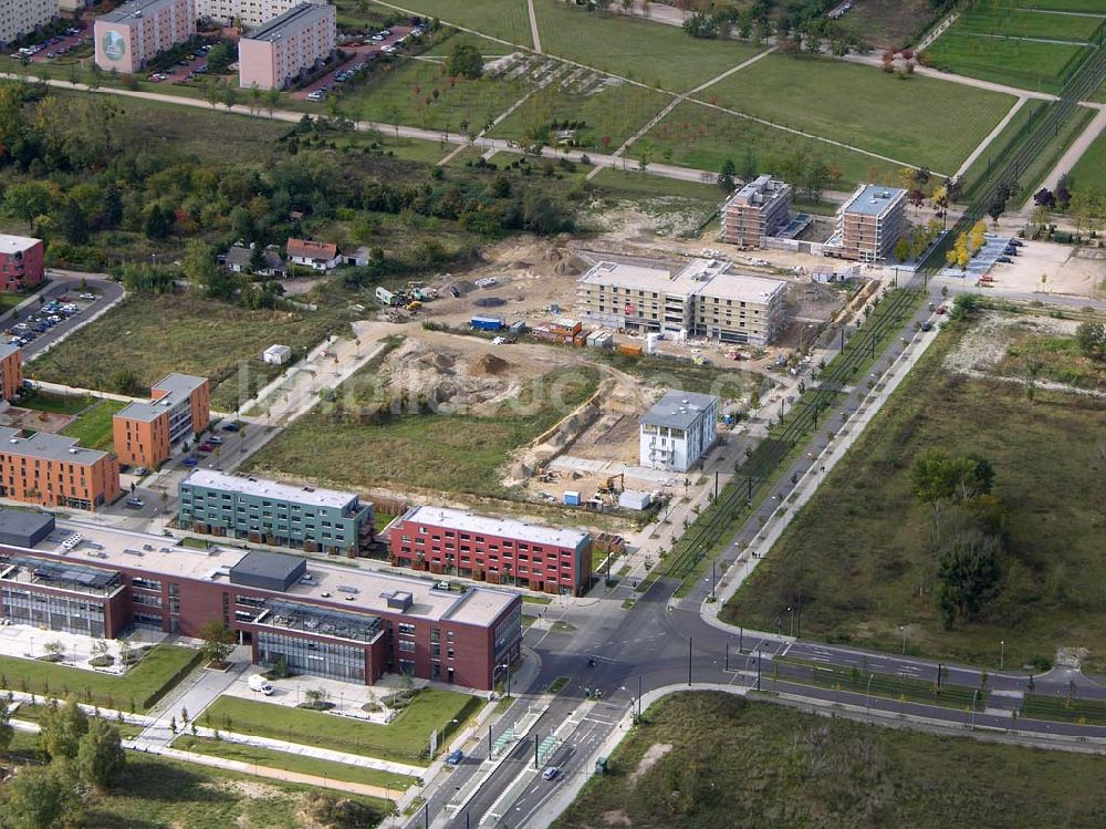 Potsdam aus der Vogelperspektive: Erweiterungsneubau an der Fachhochschule Potsdam