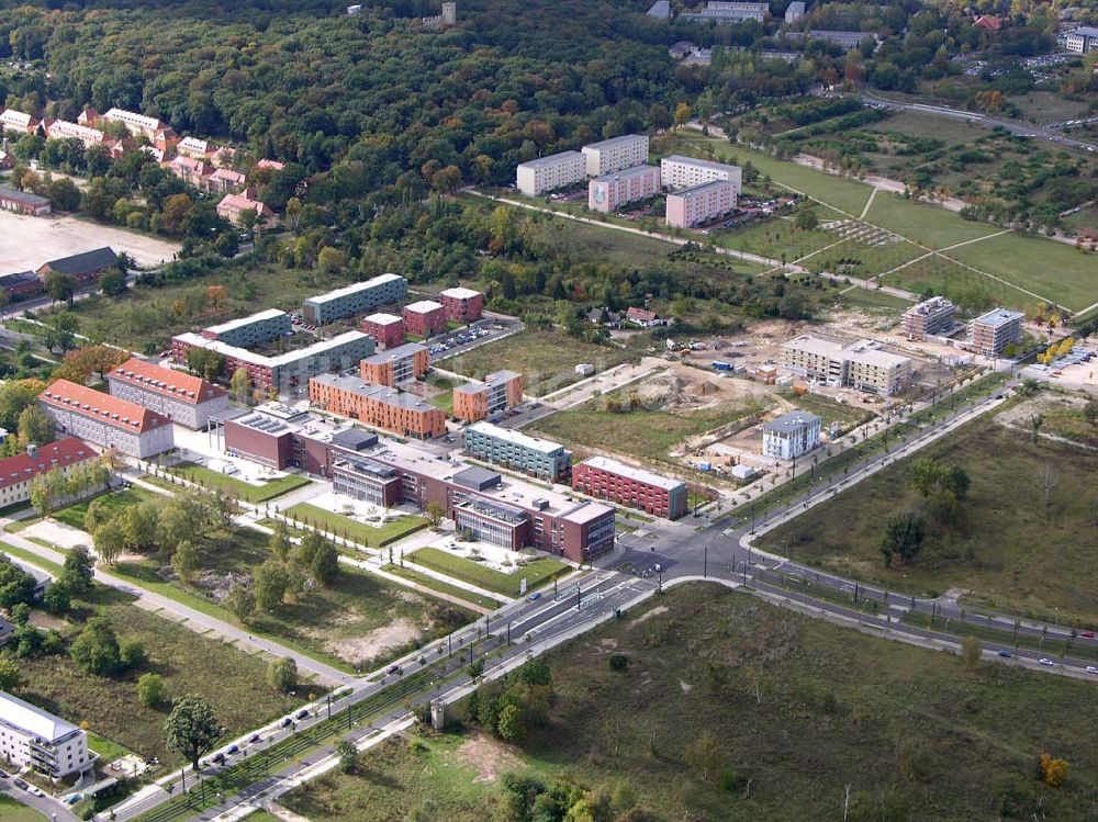 Luftbild Potsdam - Erweiterungsneubau an der Fachhochschule Potsdam