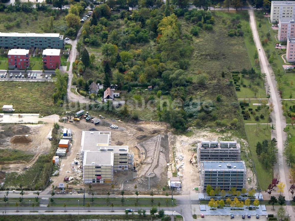 Luftaufnahme Potsdam - Erweiterungsneubau an der Fachhochschule Potsdam