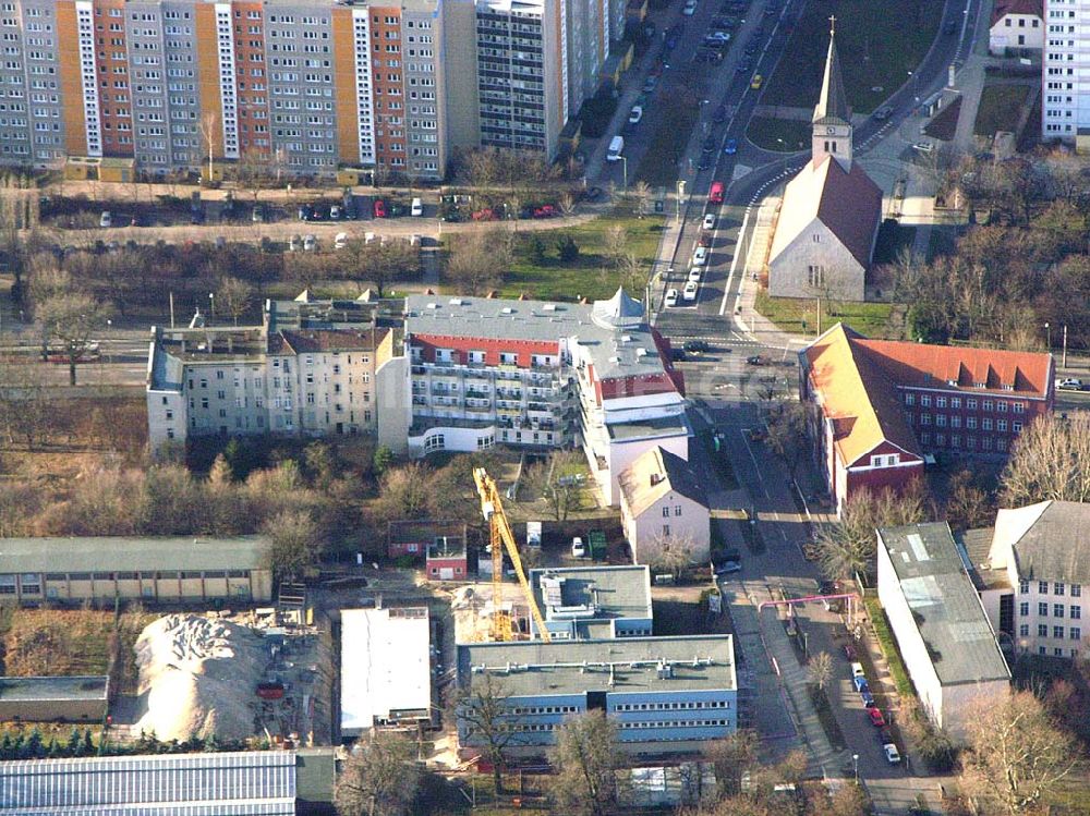 Luftaufnahme Berlin - Lichtenberg - Erweiterungsneubau am Institut für Zoo- und Wildtierforschung IZW Berlin