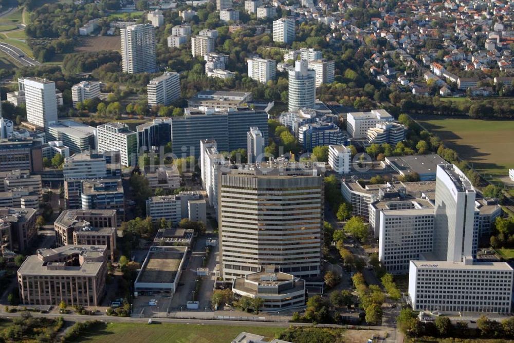 Eschborn aus der Vogelperspektive: Eschborner Dreieck