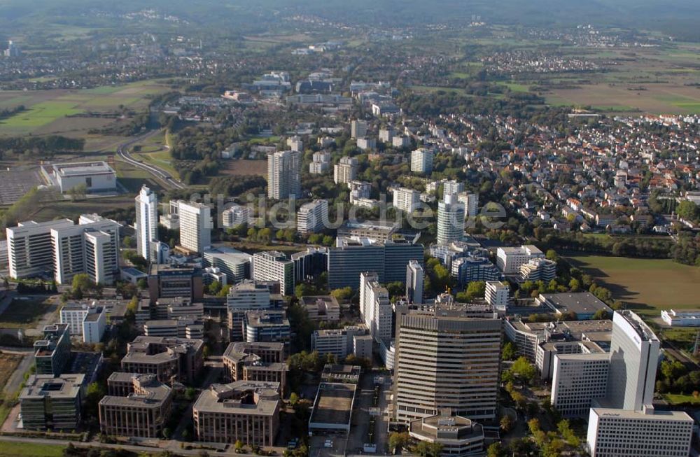 Eschborn von oben - Eschborner Dreieck