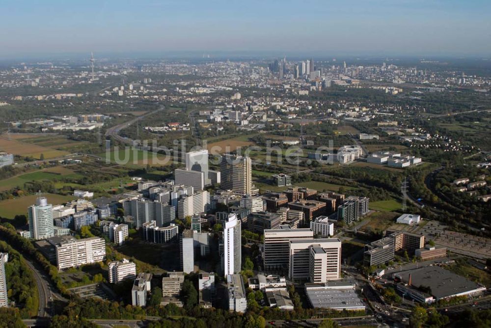 Eschborn aus der Vogelperspektive: Eschborner Dreieck