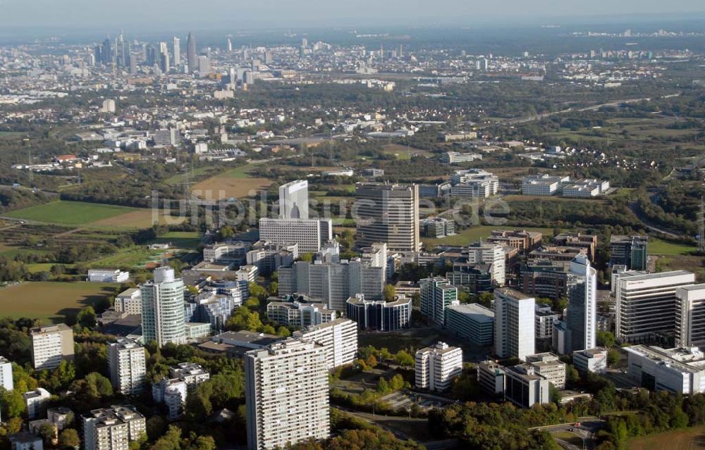 Eschborn aus der Vogelperspektive: Eschborner Dreieck