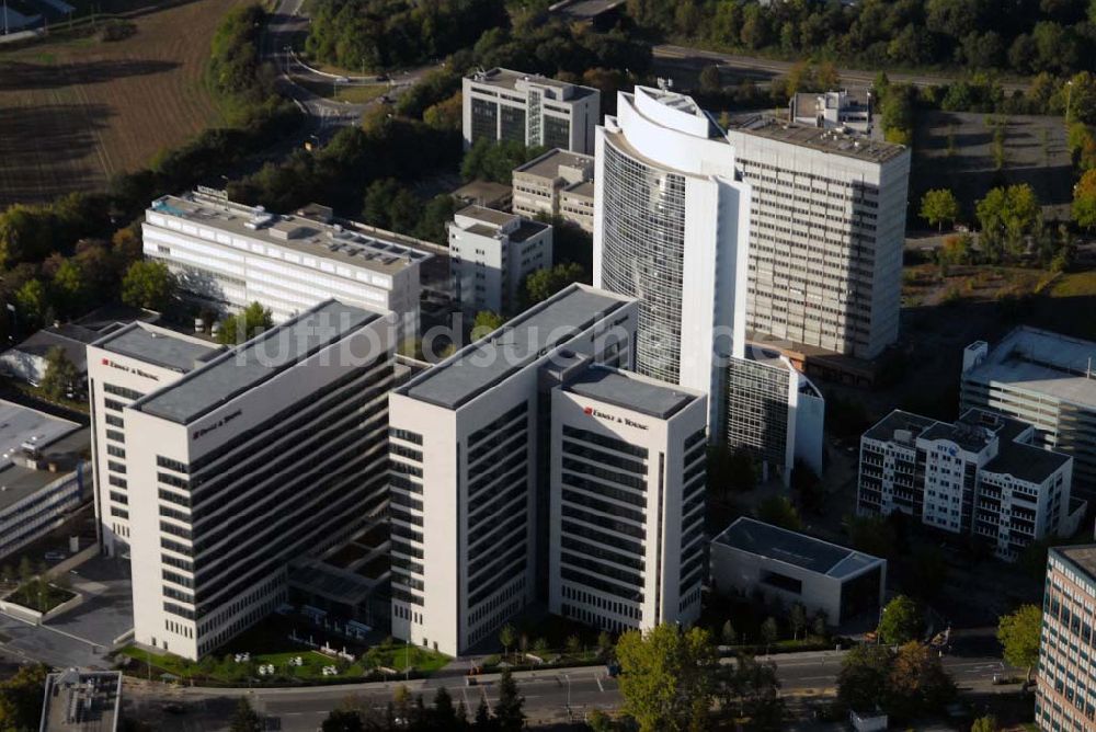 Eschborn aus der Vogelperspektive: Eschborner Dreieck