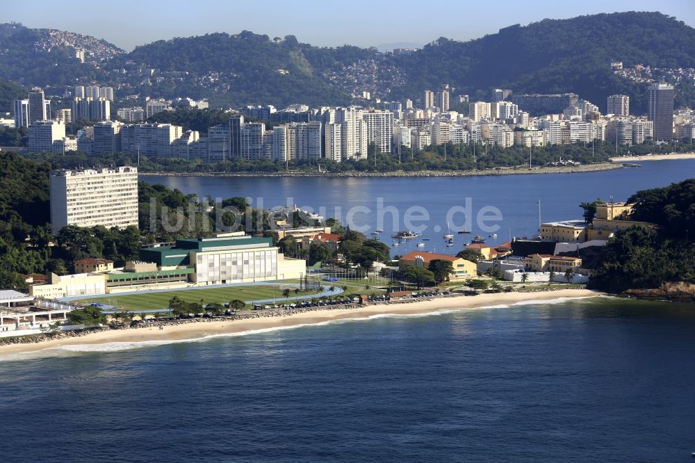 Rio de Janeiro von oben - Escola Superior de Guerra in Rio de Janeiro in Brasilien