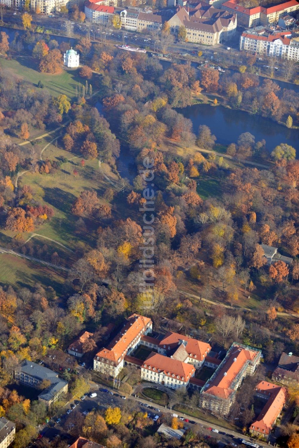 Berlin OT Charlottenburg von oben - ESCP Europe Wirtschaftshochschule Berlin