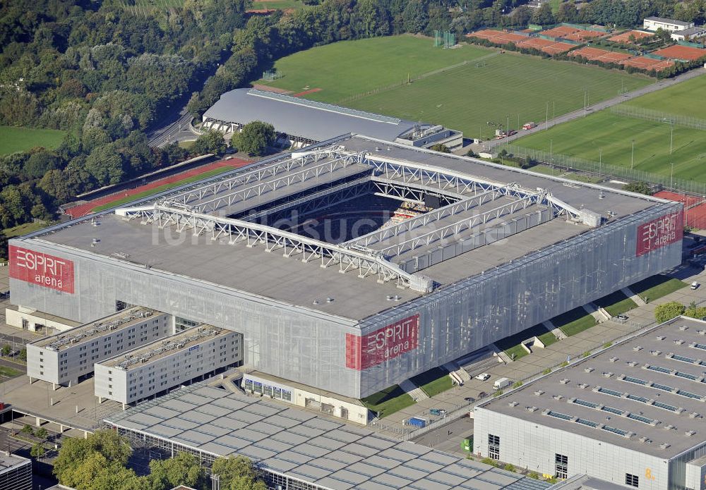 Düsseldorf aus der Vogelperspektive: Esprit Arena Düsseldorf