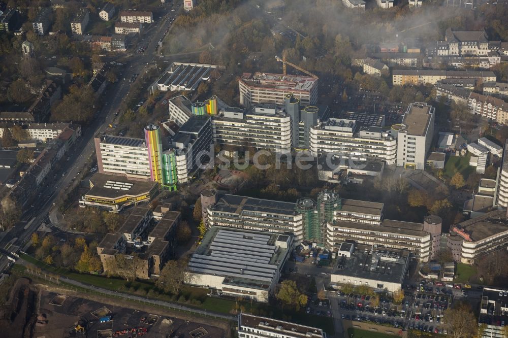 Luftbild Essen - Essener Campus der Universität Duisburg-Essen im Bundesland Nordrhein-Westfalen