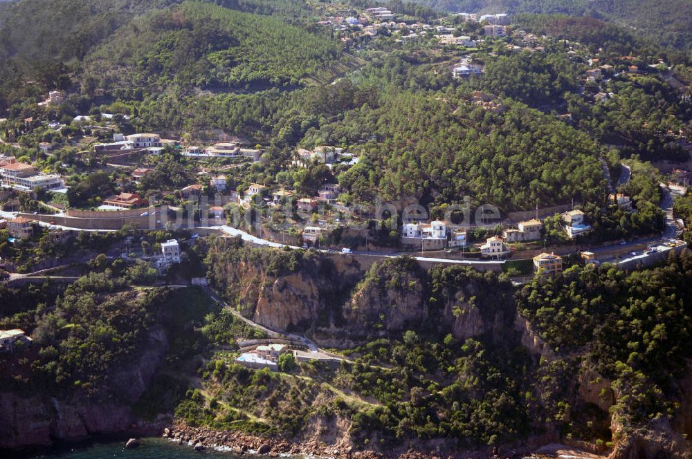 La Galère aus der Vogelperspektive: Esterel-Küste an der Cote d'Azur in Frankreich