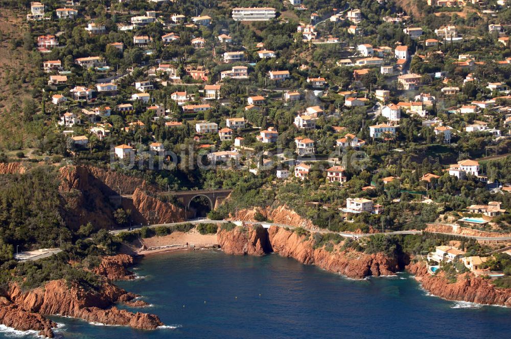 Luftbild Miramar - Esterel-Küste an der Cote d'Azur in Frankreich