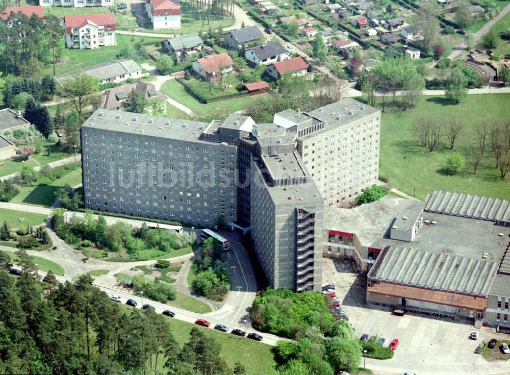 Templin / Brandenburg von oben - EUROMILL - Hotel in Templin / Brandenburg