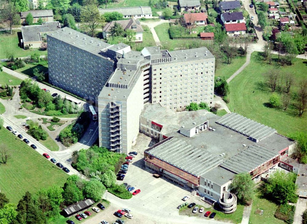 Templin / Brandenburg aus der Vogelperspektive: EUROMILL - Hotel in Templin / Brandenburg