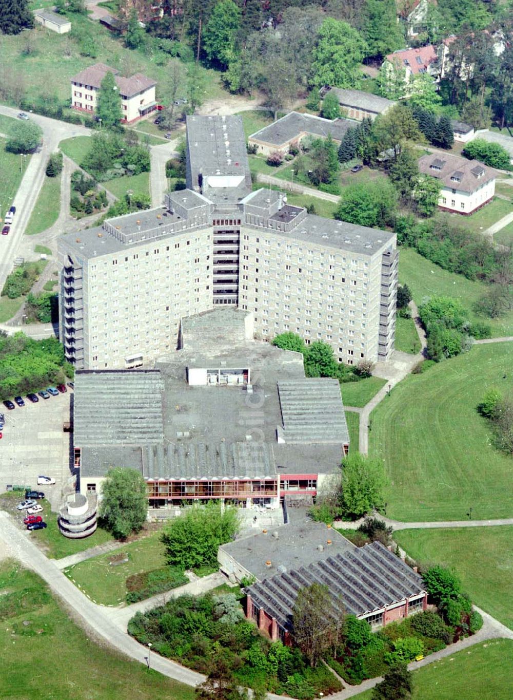 Luftbild Templin / Brandenburg - EUROMILL - Hotel in Templin / Brandenburg