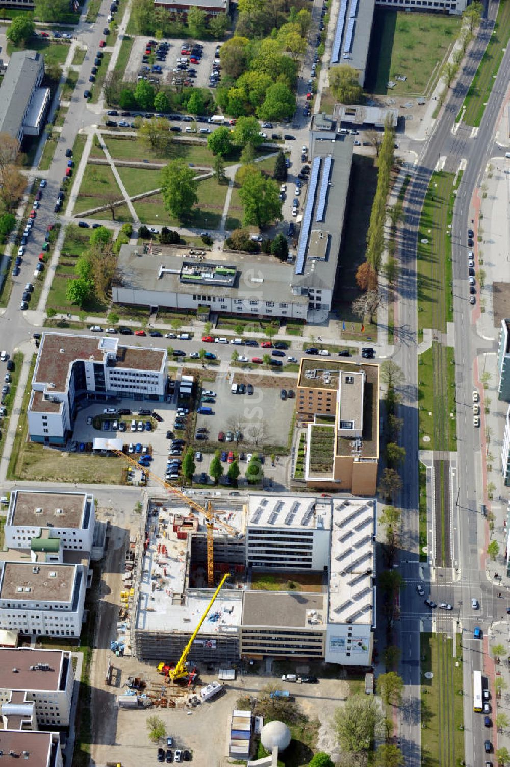 Berlin von oben - Europa Center Adlershof