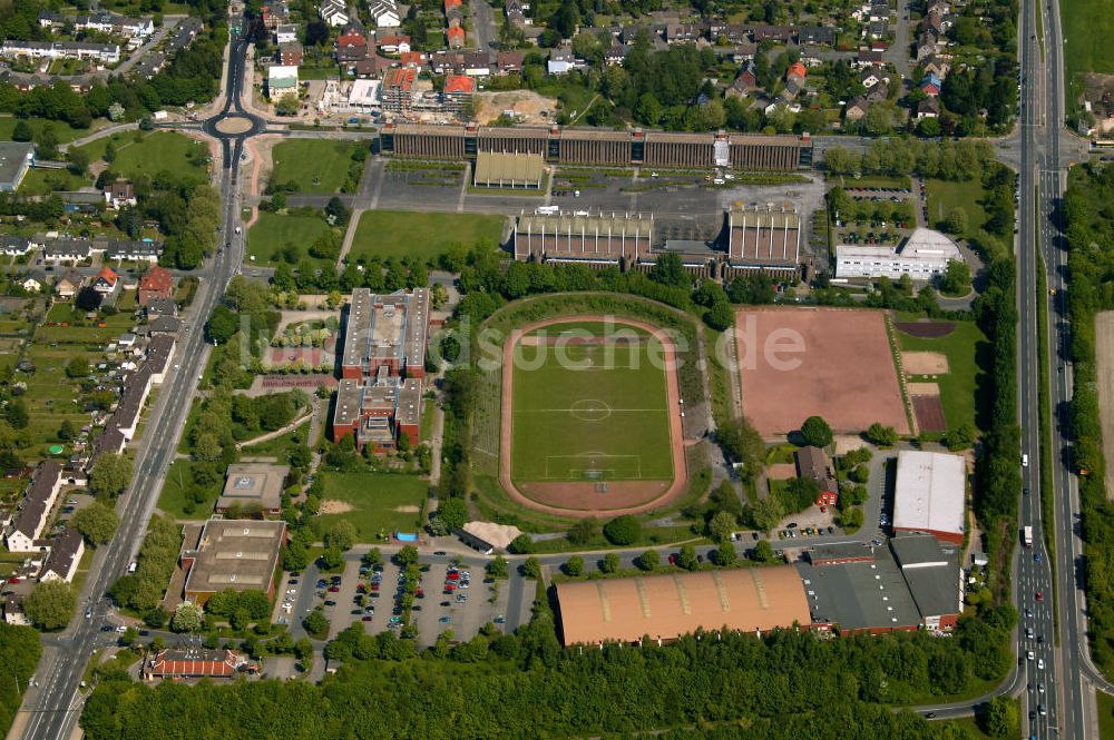 Castrop-Rauxel von oben - Europaplatz Castrop