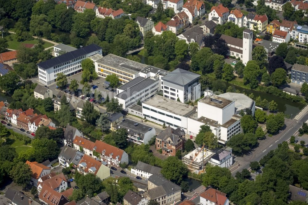 Lippstadt aus der Vogelperspektive: Europaschule Ostendorf-Gymnasium Lippstadt in Lippstadt im Bundesland Nordrhein-Westfalen