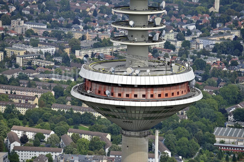 Luftaufnahme Frankfurt am Main - Europaturm Frankfurt / Main