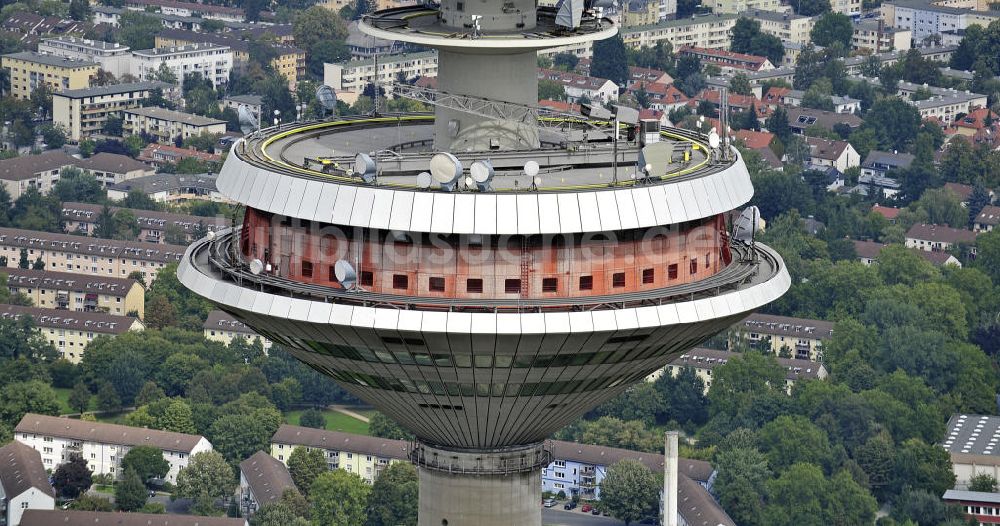 Frankfurt am Main von oben - Europaturm Frankfurt / Main