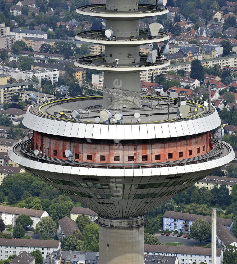 Frankfurt am Main aus der Vogelperspektive: Europaturm Frankfurt / Main