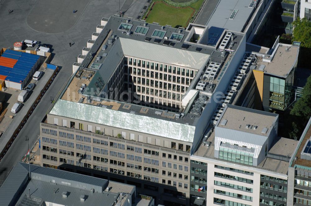 Luftbild Berlin - Europäisches Haus der Stoffel Holding in Berlin-Mitte