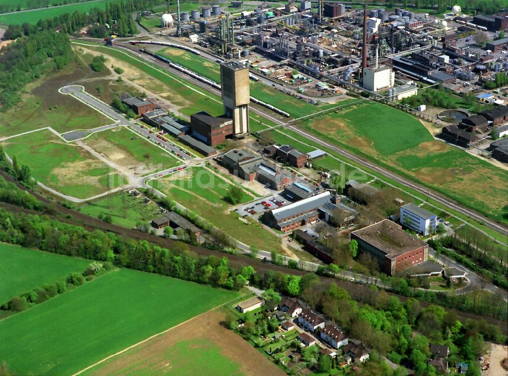 Luftbild Moers - Eurotec Technologiepark auf dem Gelände des ehemaligen Bergwerks Rheinpreußen in Moers in Nordrhein-Westfalen NRW