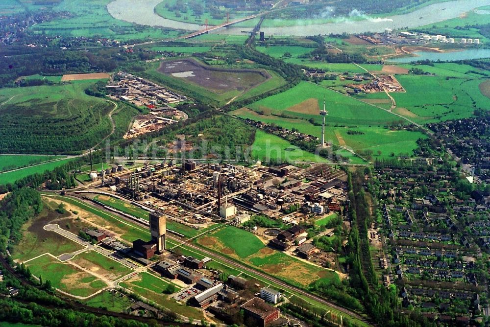 Luftbild Moers - Eurotec Technologiepark auf dem Gelände des ehemaligen Bergwerks Rheinpreußen in Moers in Nordrhein-Westfalen NRW