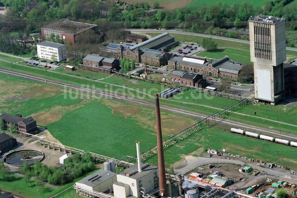 Moers aus der Vogelperspektive: Eurotec Technologiepark auf dem Gelände des ehemaligen Bergwerks Rheinpreußen in Moers in Nordrhein-Westfalen NRW