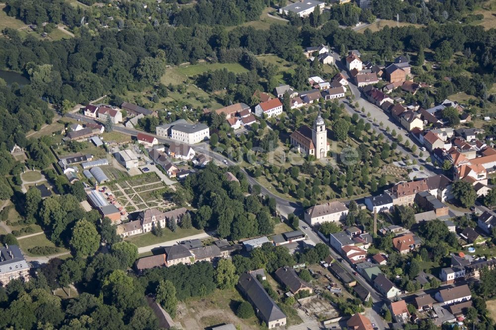 Luftbild Altdöbern - Evangelische Kirche Altdöbern im Bundesland Brandenburg