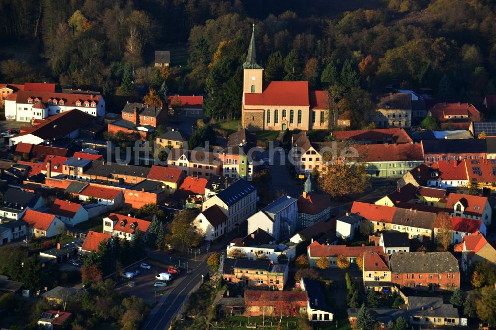 Luftbild Biesenthal - Evangelische Kirche in Biesenthal im Bundesland Brandenburg