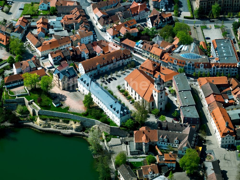 Luftbild Bad Salzungen - Evangelische Kirche St. Simplicius in Bad Salzungen im Bundesland Thüringen