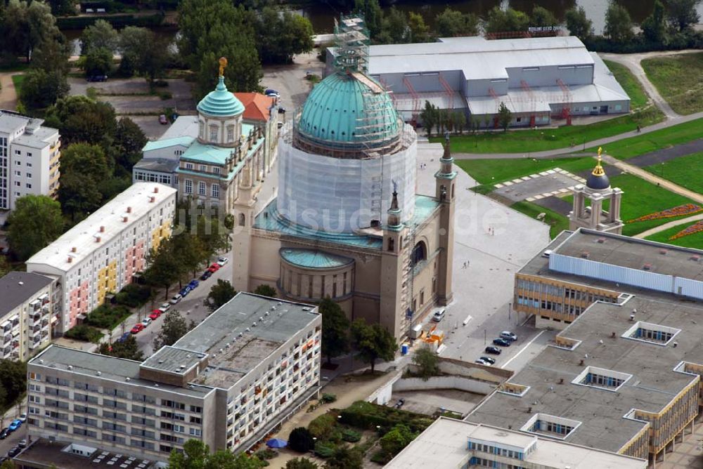 Luftaufnahme Potsdam - Evangelische Nikolaikirche Potsdam