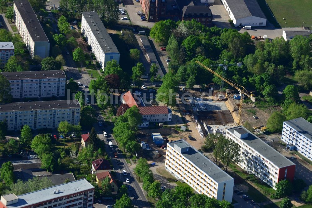 Luftbild Kleinmachnow - Evangelischer Bildungscampus - Evangelisches Gymnasium Kleinmachnow mit Grundschule und Kindergarten in Kleinmachnow in Brandenburg