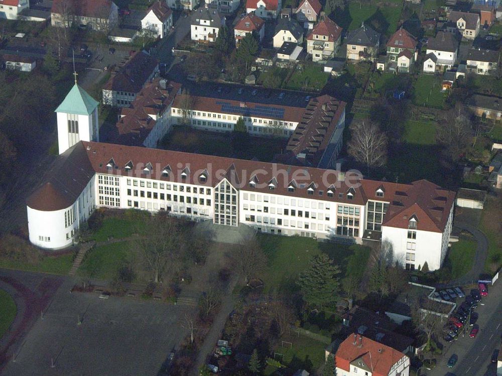 Bielefeld aus der Vogelperspektive: Evangelisches Johannes-Krankenhaus