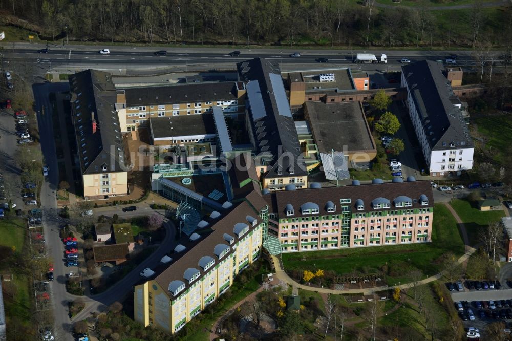 Göttingen OT Weende von oben - Evangelisches Krankenhaus Göttingen - Weende im Bundesland Niedersachsen