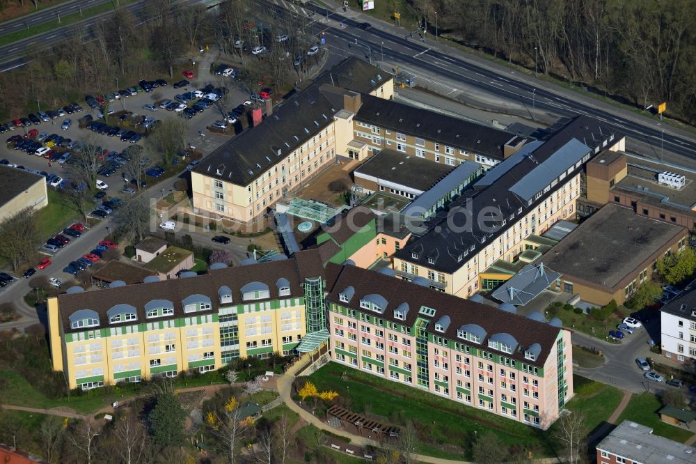 Göttingen OT Weende aus der Vogelperspektive: Evangelisches Krankenhaus Göttingen - Weende im Bundesland Niedersachsen